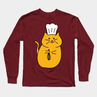 Chef Cat Long Sleeve T-Shirt